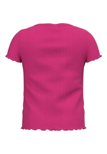 NAME IT Hulmønster T-shirt Vibse Pink Yarrow
